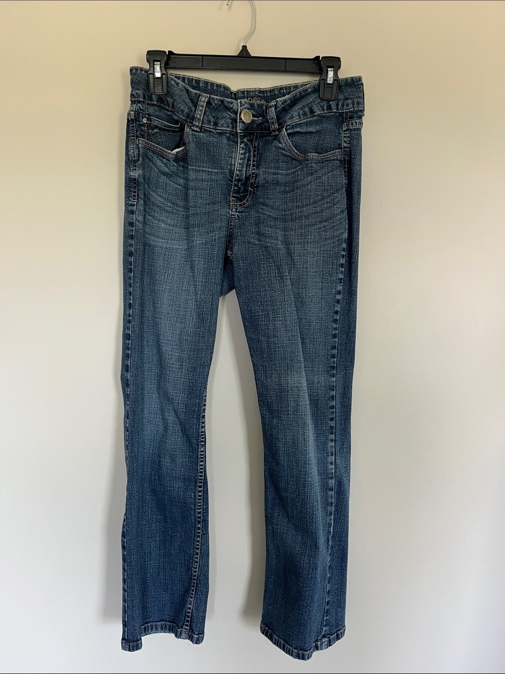 Riders by Lee Vintage Women's Dark Blue Straight-Leg Jeans